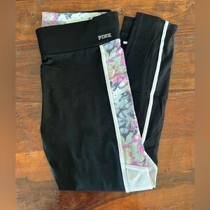 VS PINK ultimate leggings tie dye with mesh